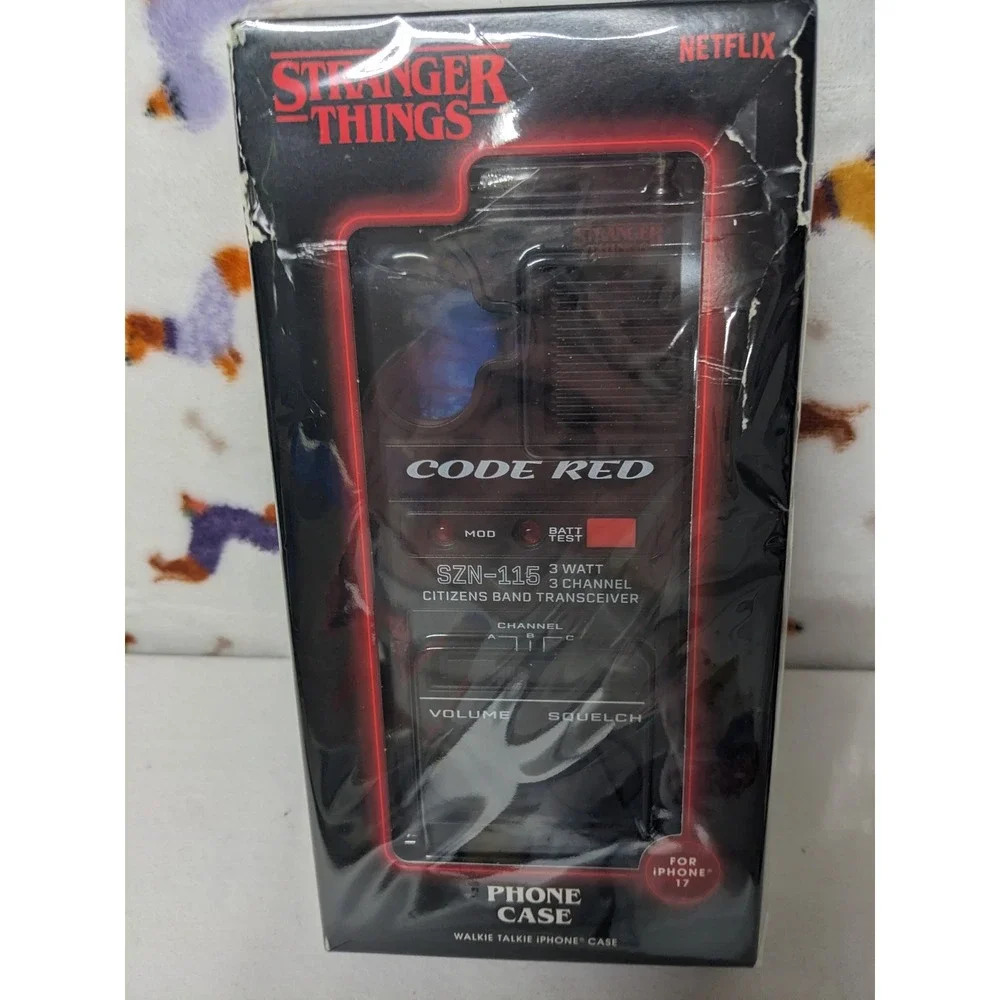 Stranger Things Code Red‎ Walkie Talkie iPhone 17 Case Netflix
